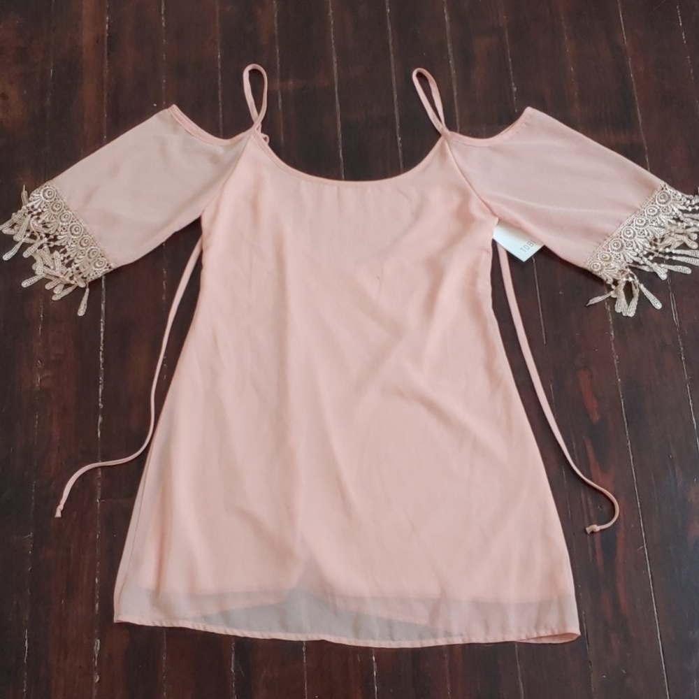Tobi Peach Cocktail Dress